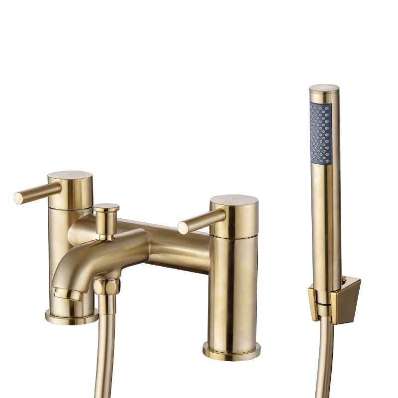 Tailored Bathrooms Chepstow Bath & Shower Mixer (Brushed Brass) - Brand New Bathrooms