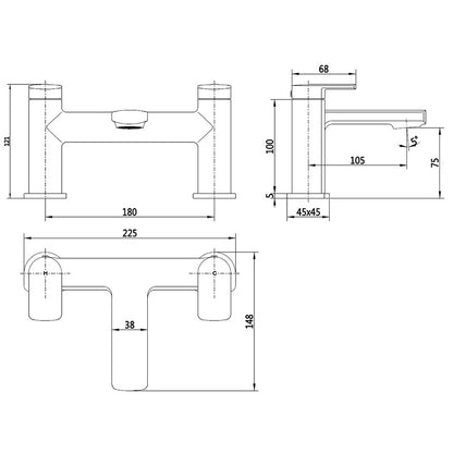 Tailored Bathrooms Wrexham Bath Filler (1 size, 3 colours) - Brand New Bathrooms