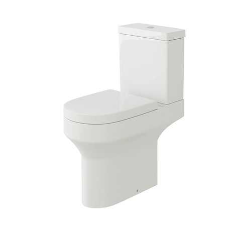 Tailored Bathrooms Florence Comfort Height D Shape, DP-UF Soft Close Seat, Toilet Cistern & Fittings (1 size, White) - Brand New Bathrooms