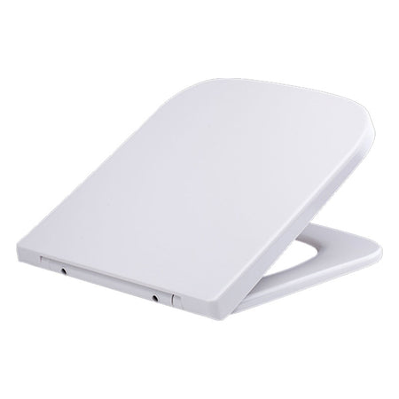 Tailored Bathrooms T20 Square Soft Close Toilet Seat (1 size, White) - Brand New Bathrooms