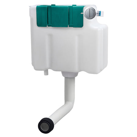 Tailored Bathrooms Plumb Essentials Concealed Toilet Cistern (Chrome Push Button) - Brand New Bathrooms