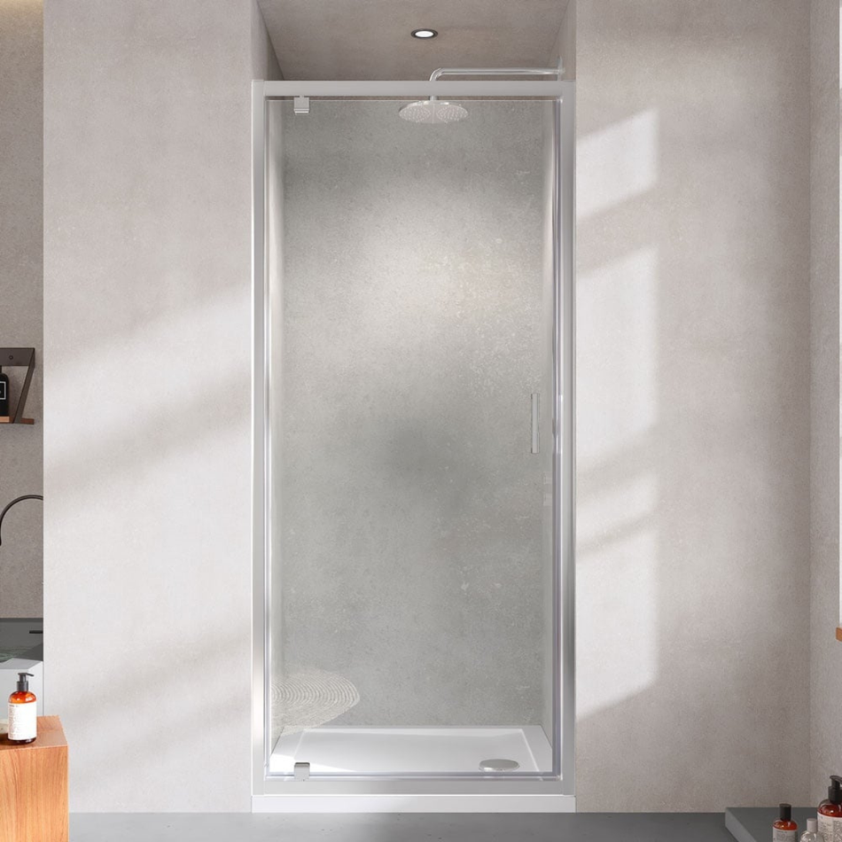 Tailored Bathrooms Pivot Shower Door (3 sizes, Chrome)