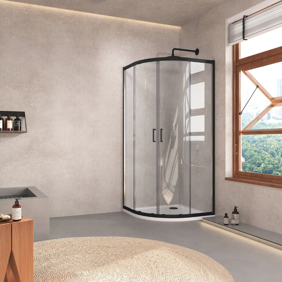 Tailored Bathrooms Double Door Quadrant Shower Enclosure (2 sizes, 3 colours)