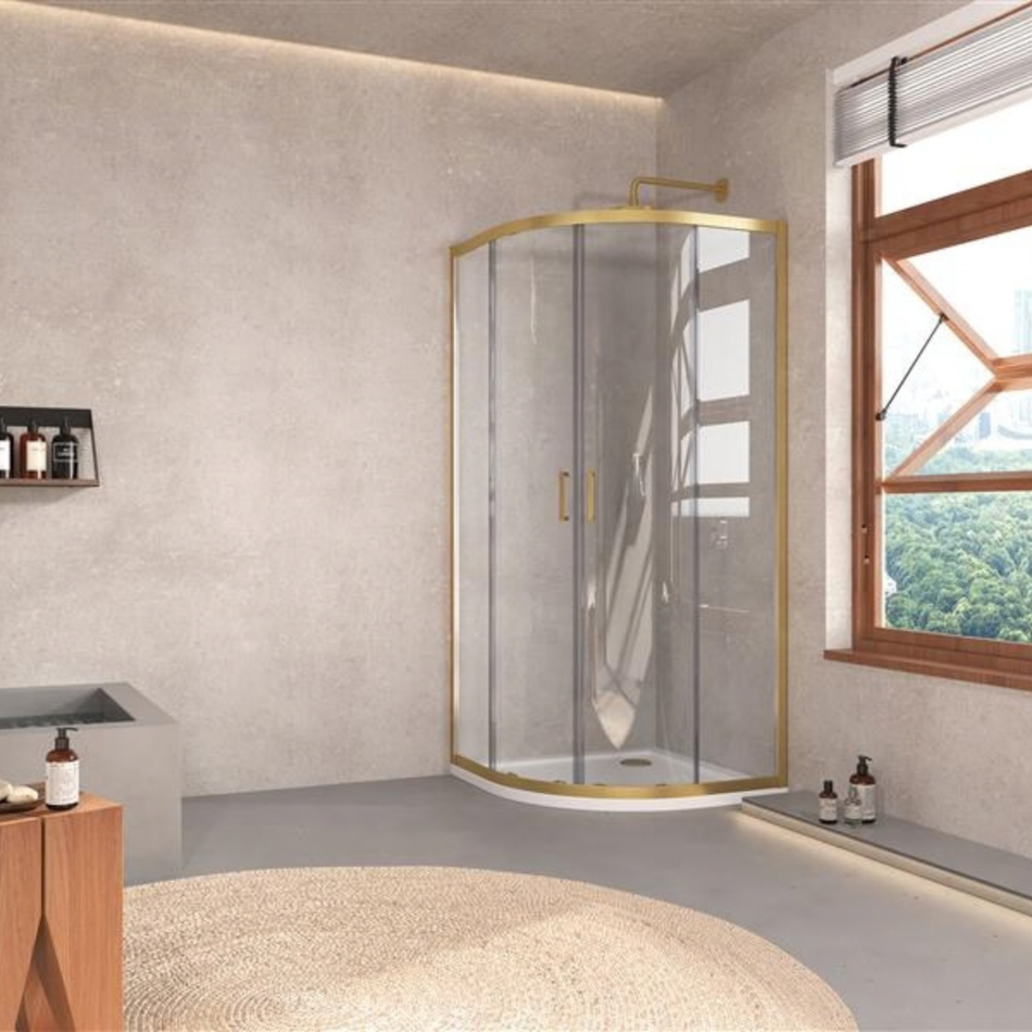 Tailored Bathrooms Double Door Quadrant Shower Enclosure (2 sizes, 3 colours)