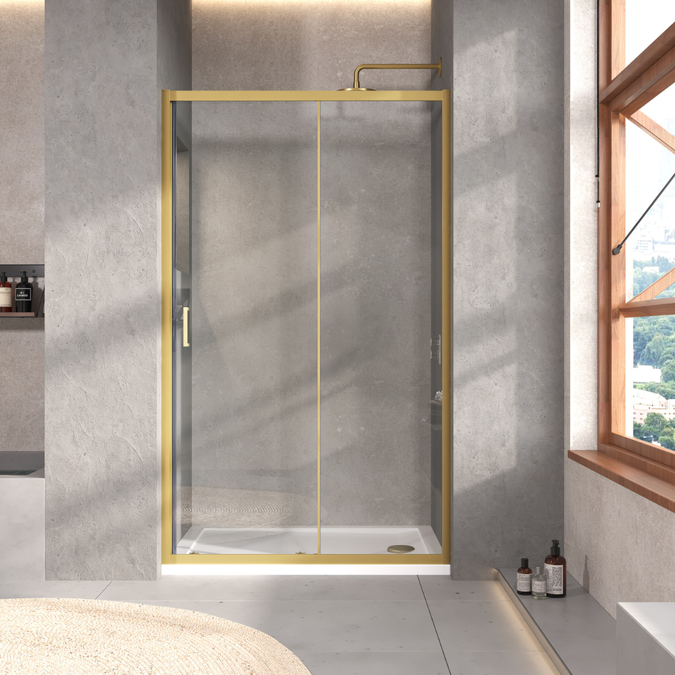 Tailored Bathrooms Sliding Shower Door (4 sizes, 3 colours)