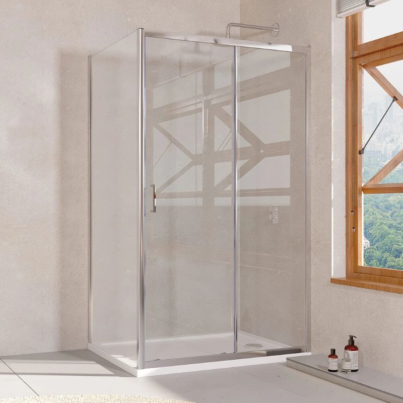 Tailored Bathrooms Shower Enclosure Side Panel (3 sizes, Chrome)