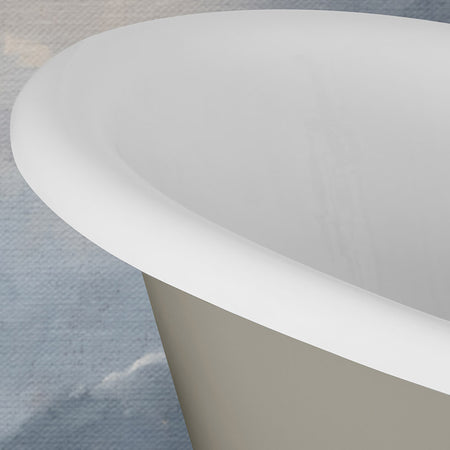 Hurlingham Tebb Double Ended Cast Iron Clawfoot Bathtub (1 size, any colour) - Brand New Bathrooms