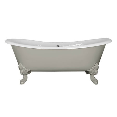 Hurlingham Tebb Double Ended Cast Iron Clawfoot Bathtub (1 size, any colour) - Brand New Bathrooms