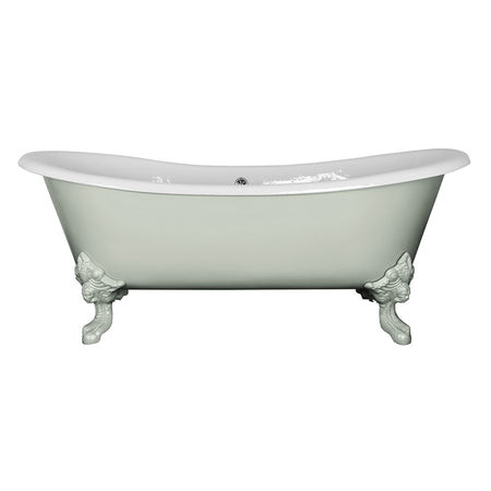 Hurlingham Tebb Double Ended Cast Iron Clawfoot Bathtub (1 size, any colour) - Brand New Bathrooms