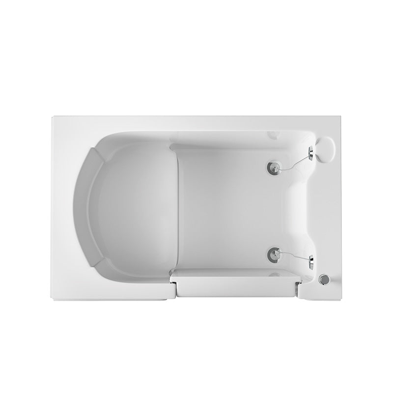 Mantaleda Affinity Walk-in Deep Soak Bathtub (1 size, 2 styles, White) - Brand New Bathrooms