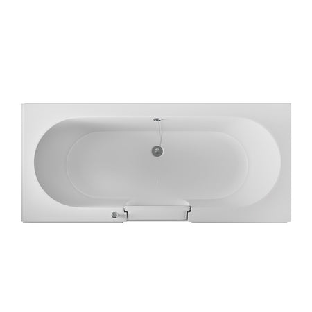 Mantaleda Cordova Walk-In Double Ended Bathtub (1 size, 2 styles, White) - Brand New Bathrooms