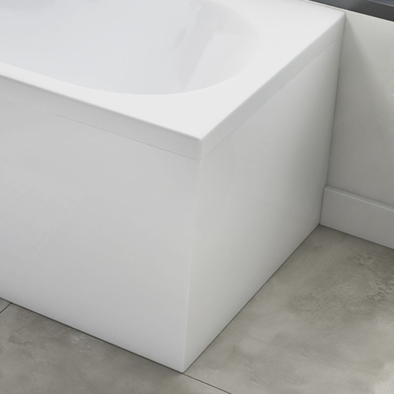 Scudo Universal Shower Bath End White Panel - Brand New Bathrooms