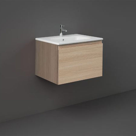 RAK Ceramics Joy Uno 600mm Wall Hung Vanity Unit (1 size, 5 colours) - Brand New Bathrooms