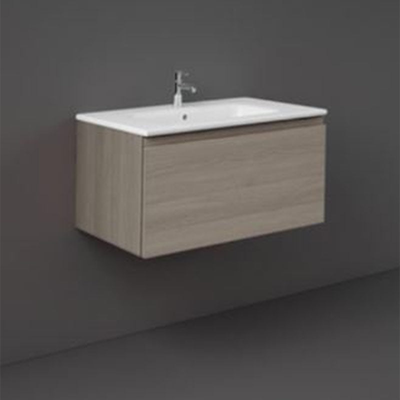 RAK Ceramics Joy Uno 800mm Wall Hung Vanity Unit (1 size, 5 colours) - Brand New Bathrooms