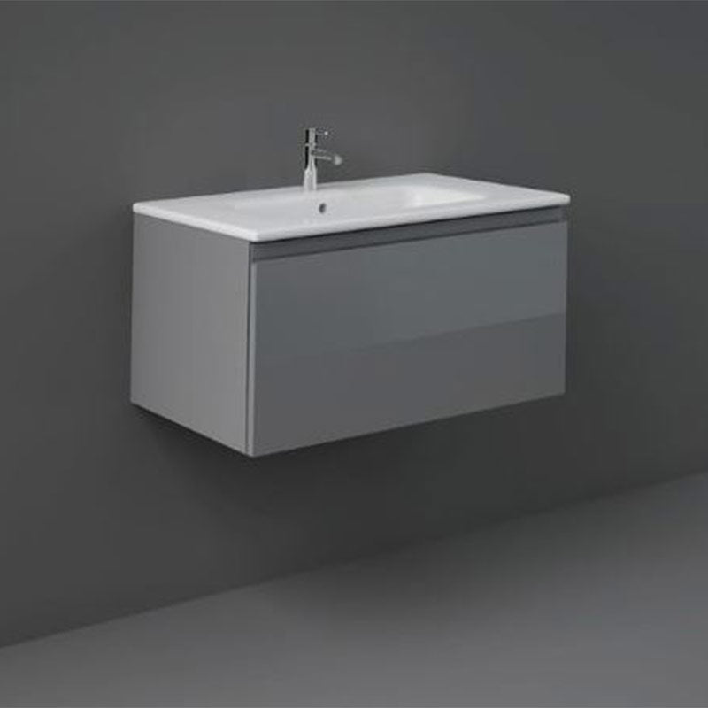 RAK Ceramics Joy Uno 800mm Wall Hung Vanity Unit (1 size, 5 colours) - Brand New Bathrooms