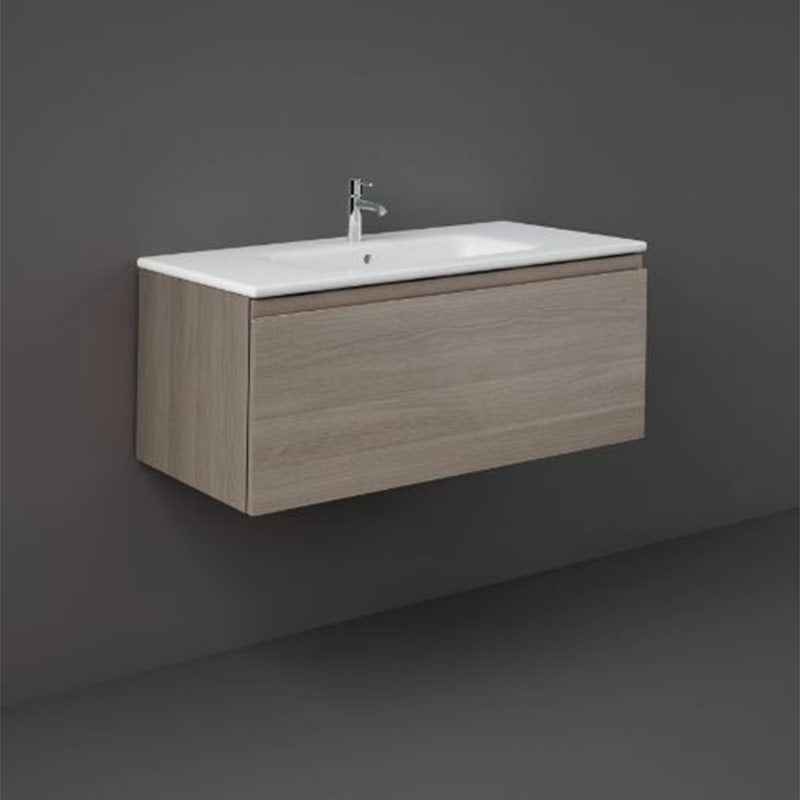 RAK Ceramics Joy Uno 1000mm Wall Hung Vanity Unit (1 size, 5 colours) - Brand New Bathrooms