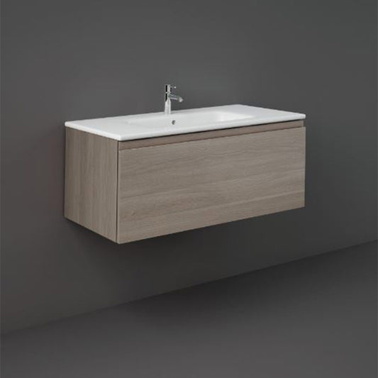 RAK Ceramics Joy Uno 1000mm Wall Hung Vanity Unit (1 size, 5 colours) - Brand New Bathrooms