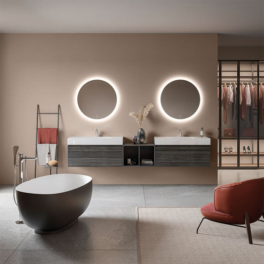 RAK Ceramics Joy Uno 1000mm Wall Hung Vanity Unit (1 size, 5 colours) - Brand New Bathrooms