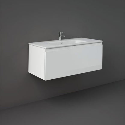 RAK Ceramics Joy Uno 1000mm Wall Hung Vanity Unit (1 size, 5 colours) - Brand New Bathrooms