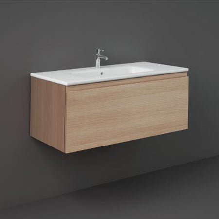 RAK Ceramics Joy Uno 1000mm Wall Hung Vanity Unit (1 size, 5 colours) - Brand New Bathrooms