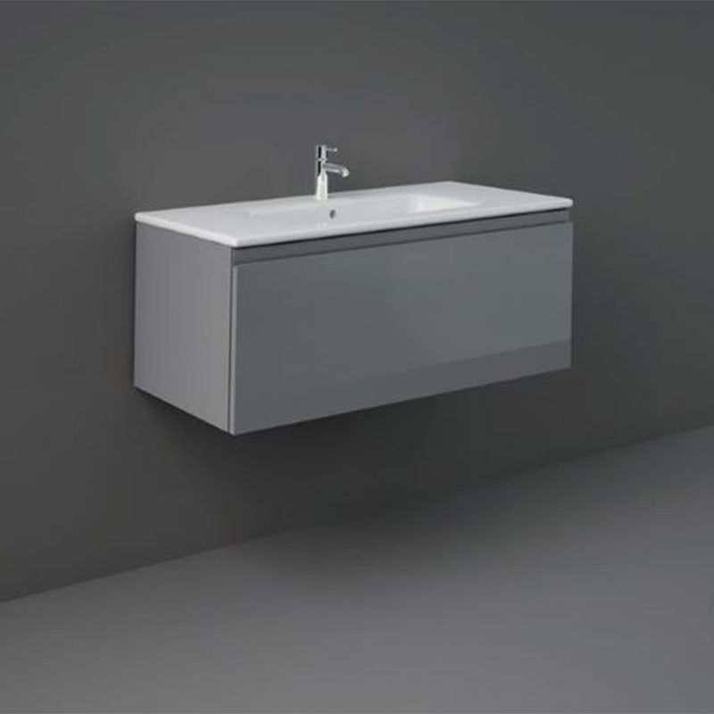 RAK Ceramics Joy Uno 1000mm Wall Hung Vanity Unit (1 size, 5 colours) - Brand New Bathrooms