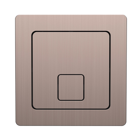 Scudo Square Brushed Bronze Dual Flush Button -  Brand New Bathrooms