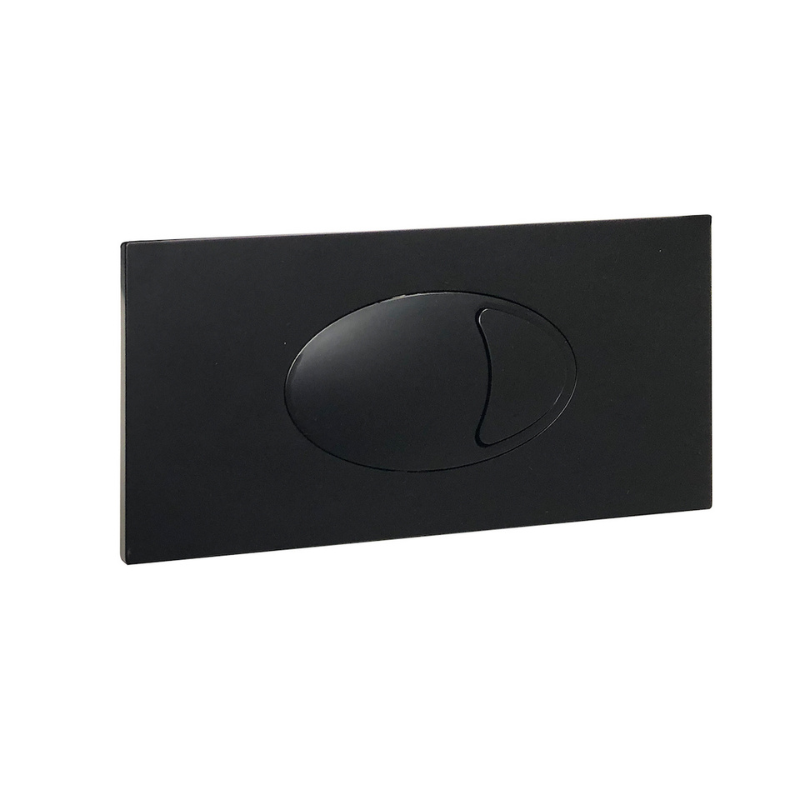 Scudo Large Dual Flush Plate (Black or Chrome) - Brand New Bathrooms