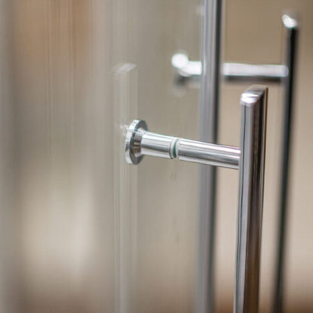 Coram Showers Optima 6 Quadrant Door Shower Enclosure (3 sizes, Chrome) - Brand New Bathrooms