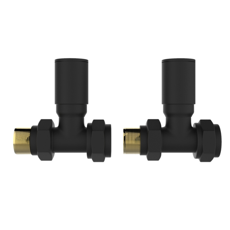 Senator Premium Radiator Valves Straight (1 size, 4 colours) - Brand New Bathrooms