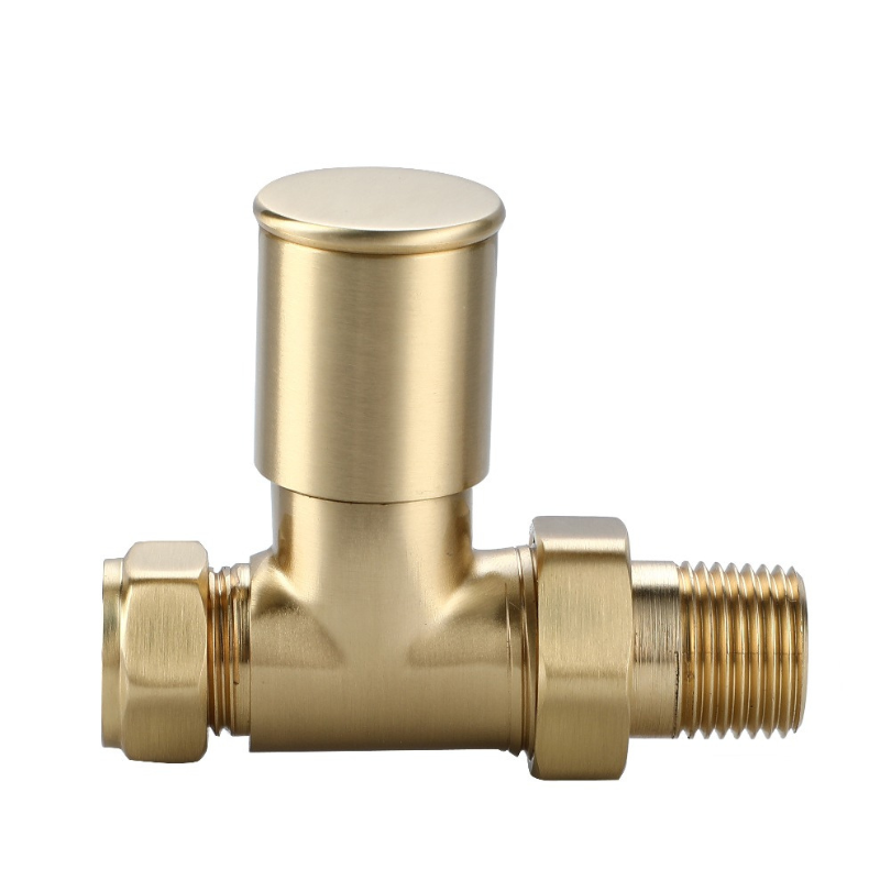 Senator Premium Radiator Valves Straight (1 size, 4 colours) - Brand New Bathrooms