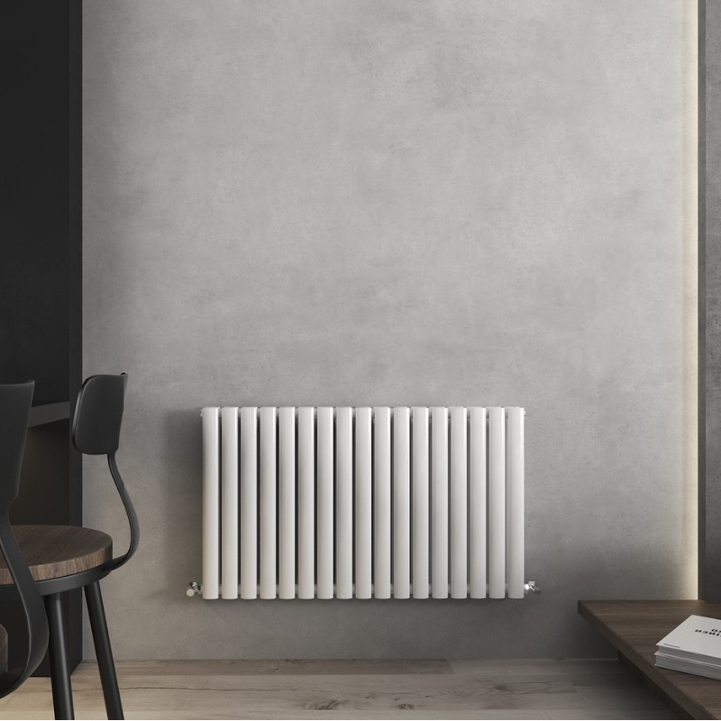 Senator Nirvana Single Panel Designer Horizontal Radiator (6 sizes, 3 colours) - Brand New Bathrooms