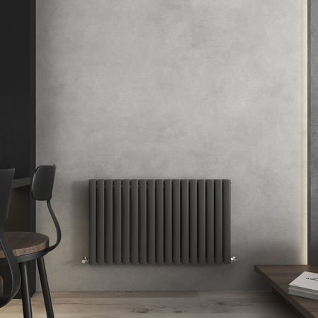 Senator Nirvana Single Panel Designer Horizontal Radiator (6 sizes, 3 colours) - Brand New Bathrooms
