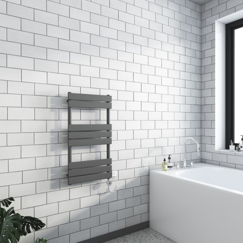 Senator Modena Electric Towel Radiator (2 sizes, 4 colours) - Brand New Bathrooms