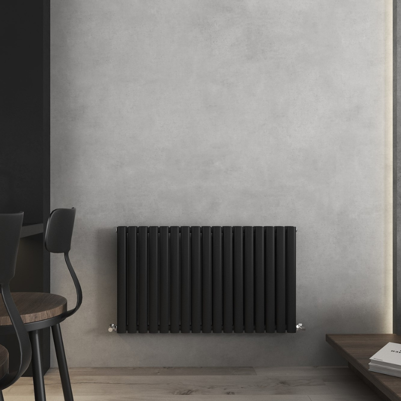 Senator Nirvana Single Panel Designer Horizontal Radiator (6 sizes, 3 colours) - Brand New Bathrooms