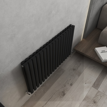 Senator Nirvana Single Panel Designer Horizontal Radiator (6 sizes, 3 colours) - Brand New Bathrooms