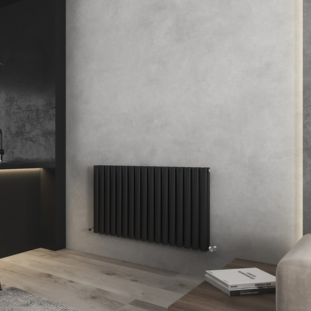 Senator Nirvana Double Panel Designer Horizontal Radiator (9 sizes, 3 colours) - Brand New Bathrooms