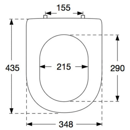 Pressalit Magnum Bottom Fix Toilet Seat (1 size, 2 colours) - Brand New Bathrooms