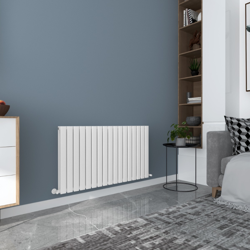 Senator Milan Flat Double Panel Horizontal Radiator (9 sizes, 2 colours) - Brand New Bathrooms