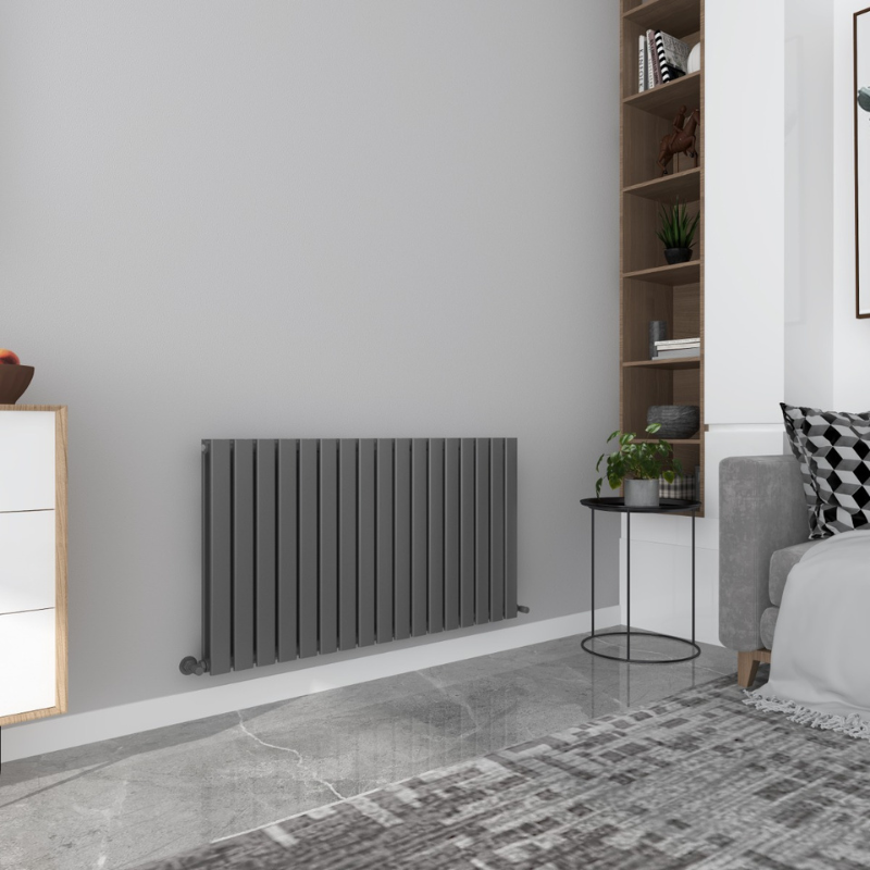 Senator Milan Flat Double Panel Horizontal Radiator (9 sizes, 2 colours) - Brand New Bathrooms