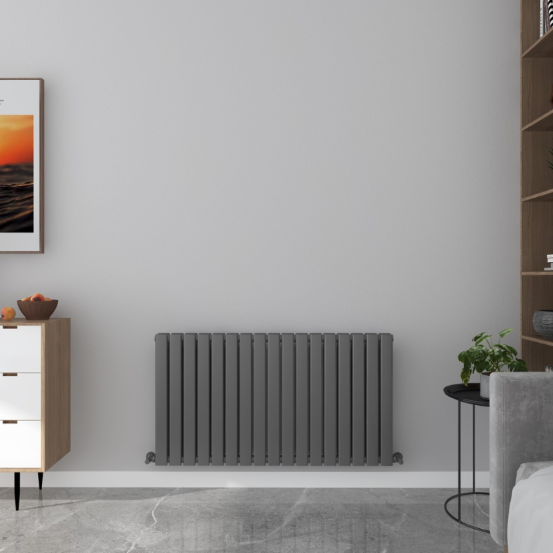 Senator Milan Flat Double Panel Horizontal Radiator (9 sizes, 2 colours) - Brand New Bathrooms