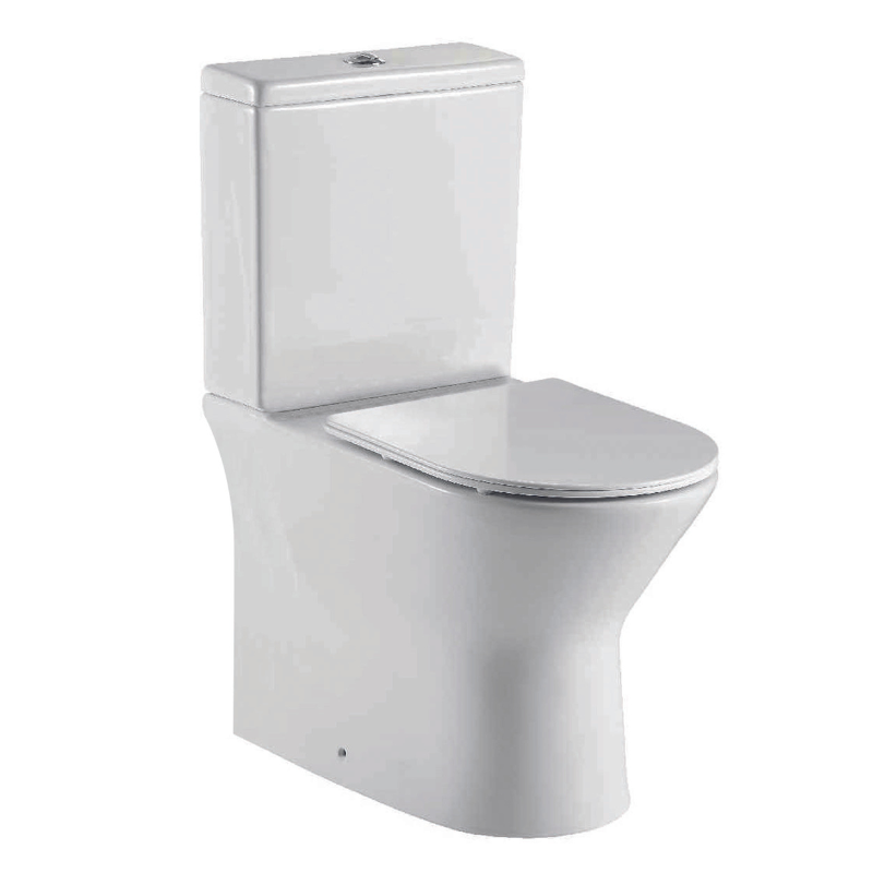 Scudo Middleton Rimless Closed Back Pan (White) - Brand New Bathrooms