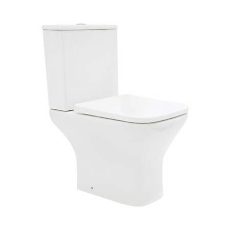 Scudo Porto Open Back Pan (White) - Brand New Bathrooms
