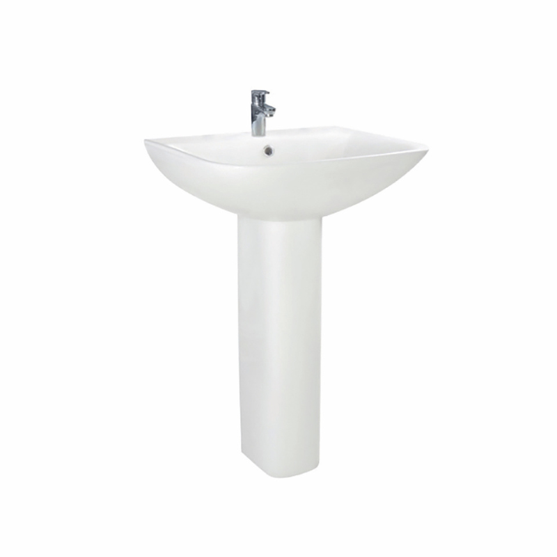 Scudo Porto Pedestal (White) -  Brand New Bathrooms