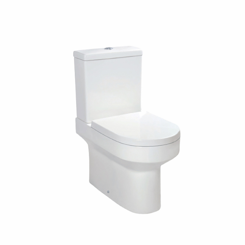 Scudo Spa Rimless Closed Back Pan, Cistern & Seat (White) -  Brand New Bathrooms