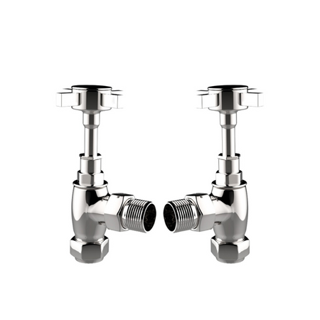 Senator Cheshire Angled Valve Taps (1 size, 2 colours) - Brand New Bathrooms
