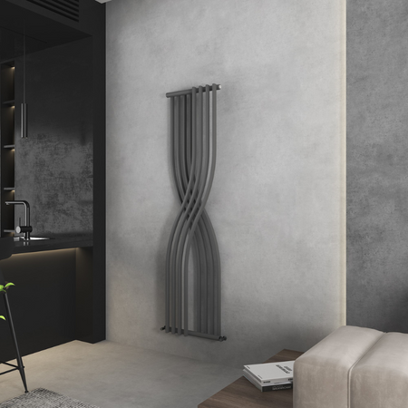 Senator Venus Anthracite Grey Designer Radiator (1 size, Anthracite) - Brand New Bathrooms