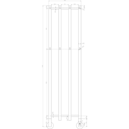 Reina Solara Dry Electric Stainless Steel Towel Radiator (1 size, 4 colours) - Brand New Bathrooms