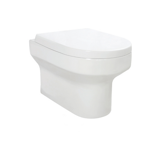 Scudo Spa Wall Hung Pan (White) -  Brand New Bathrooms