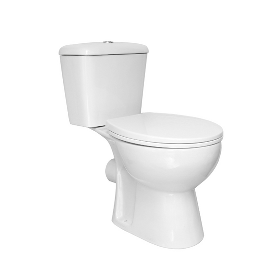 Scudo Pronto Complete Toilet Set (Cistern, Fittings, Pan & Seat) (White) -  Brand New Bathrooms