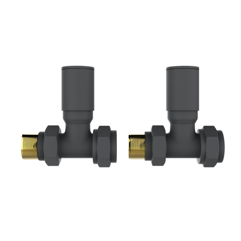 Senator Premium Radiator Valves Straight (1 size, 4 colours) - Brand New Bathrooms